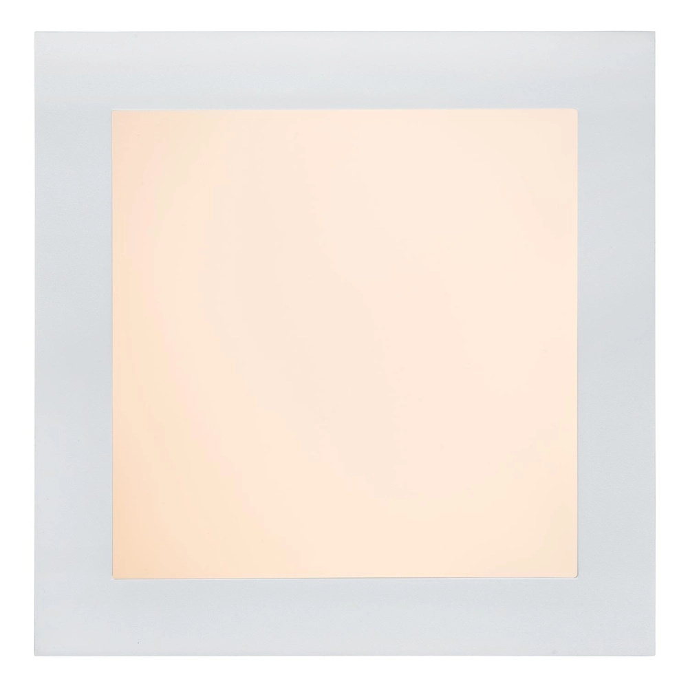 Ceiling light Brice-Led 22cm square IP44 white Lucide 5411212281340