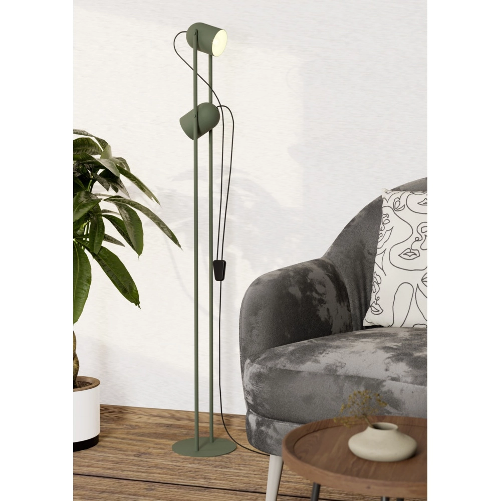 Design floor lamp Tilston green Eglo 9008606359707
