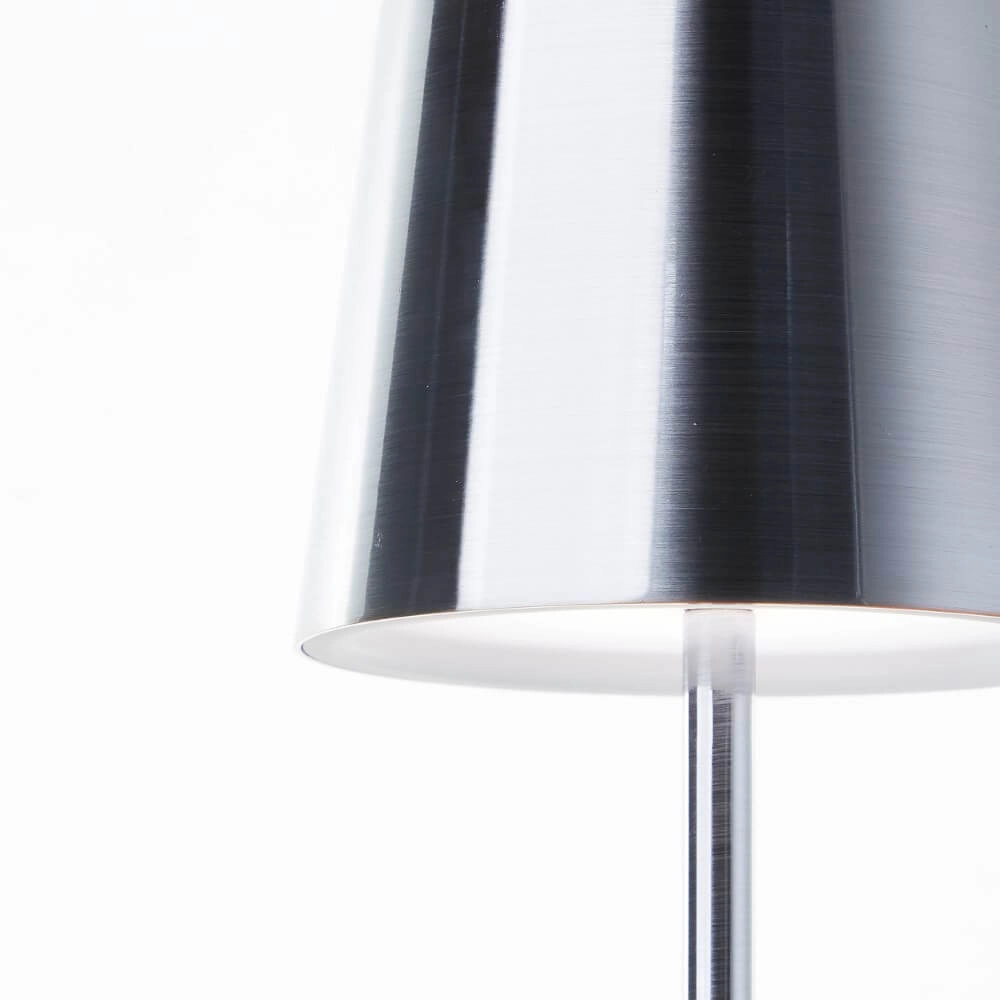 Rechargeable table lamp Xaana nickel Brilliant 4004353441462