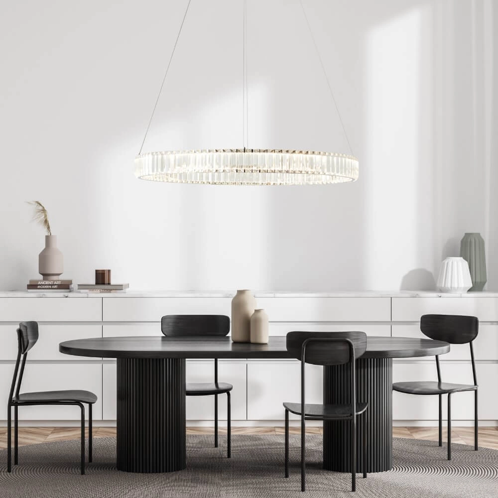 Design pendant lamp Queen chromium Brilliant 4004353421655