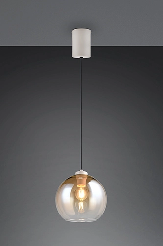 Pendant lamp Liora Amber glass