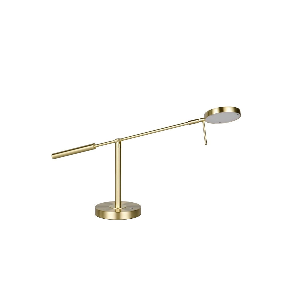 Desk lamp Monza brass Trio 4017807693294