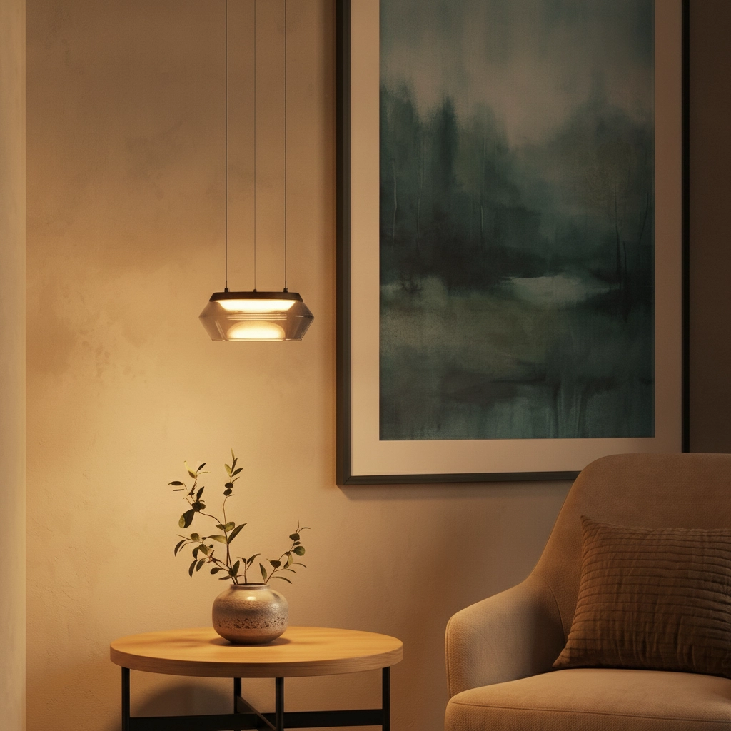 Sleek pendant lamp Jailyn 1-light