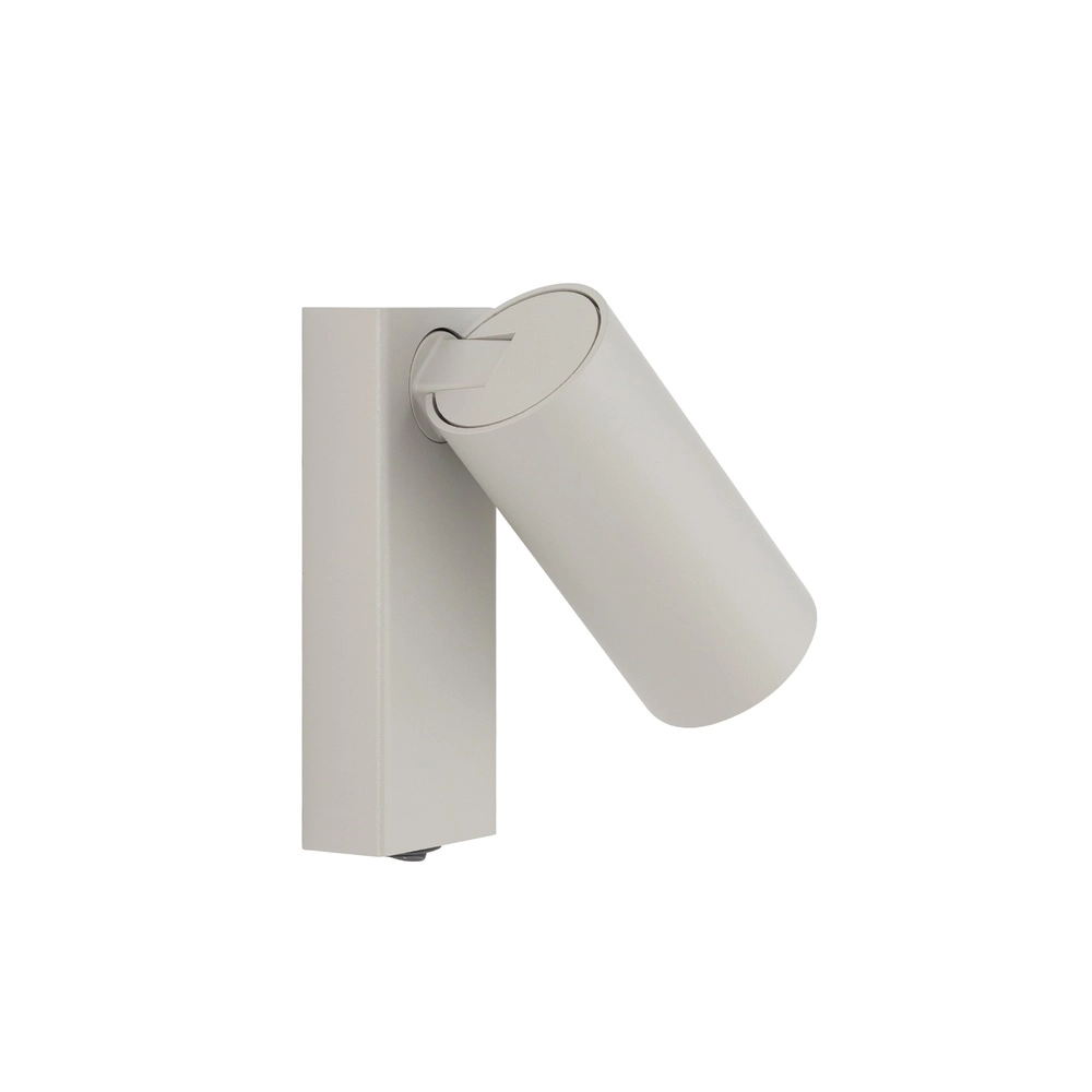 Directional spotlight Fourty with switch - light grey Lyora 5903139117654