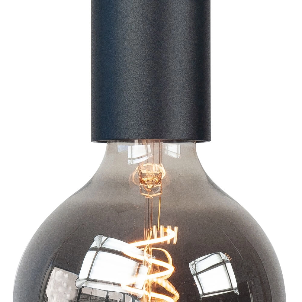 1-phase pendulum Perugia black - E27 Highlight 8718379047244
