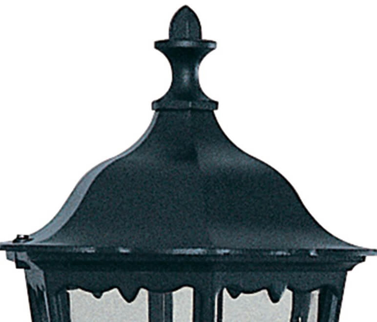 Classic outdoor lamp Alex Up black Searchlight 5013874157874