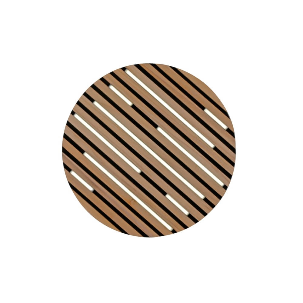 Round ceiling lamp Q-Akustik Ø 60cm wood Paul Neuhaus 4012248385364