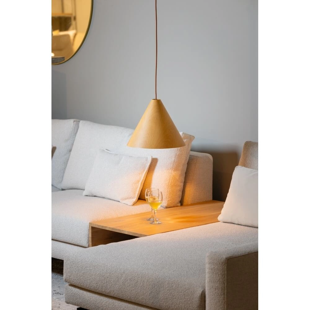 Wooden pendant lamp Robin oak Ø 33cm ETH 8720195308706