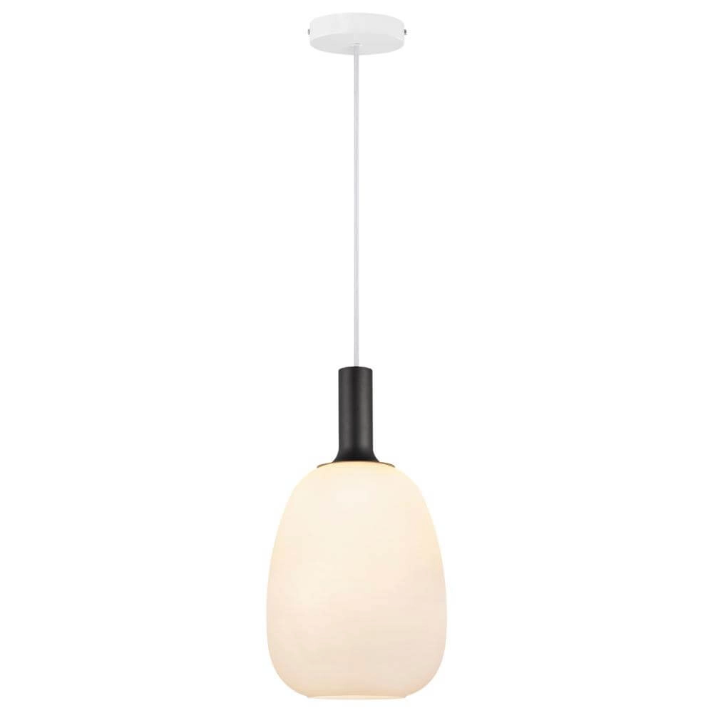 Glass pendant lamp Alton Ø 23cm white Nordlux 5701581413788