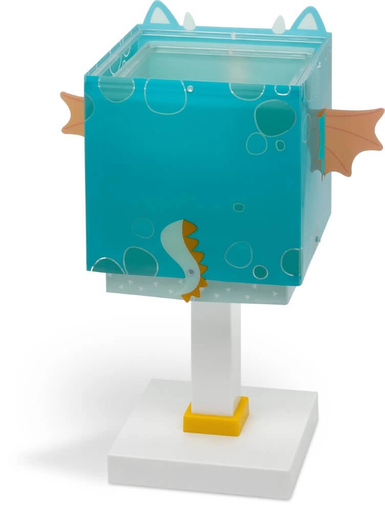 Designer table lamp Little Dragon blue with white Dalber 8420406643816