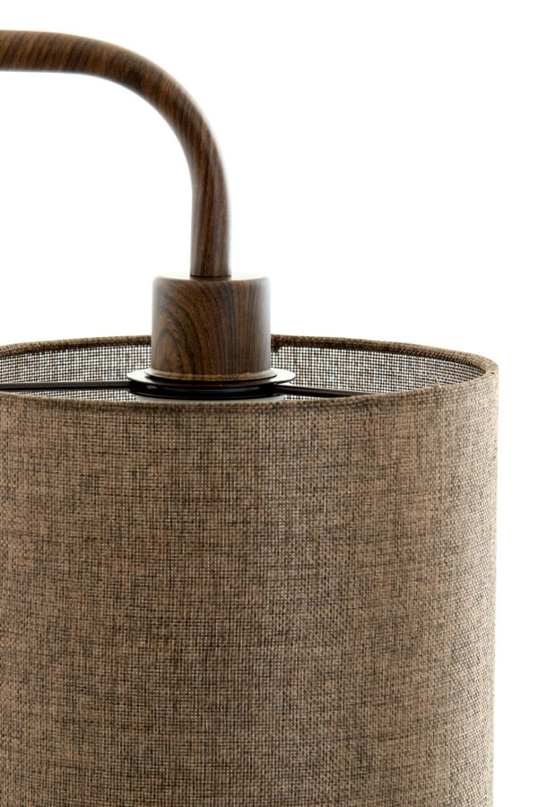 Floor lamp Donio dark wood print Light & Living 8717807759568