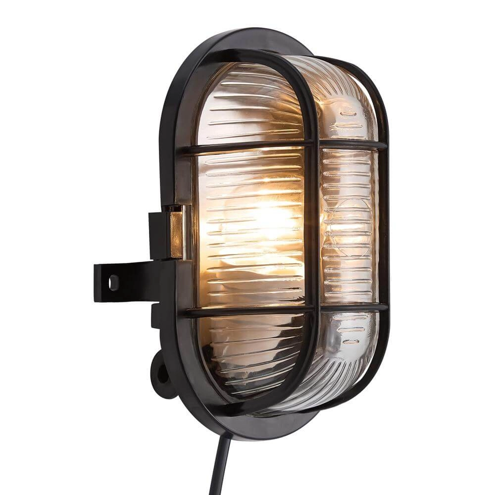 Classic stable lamp Skotlampe black