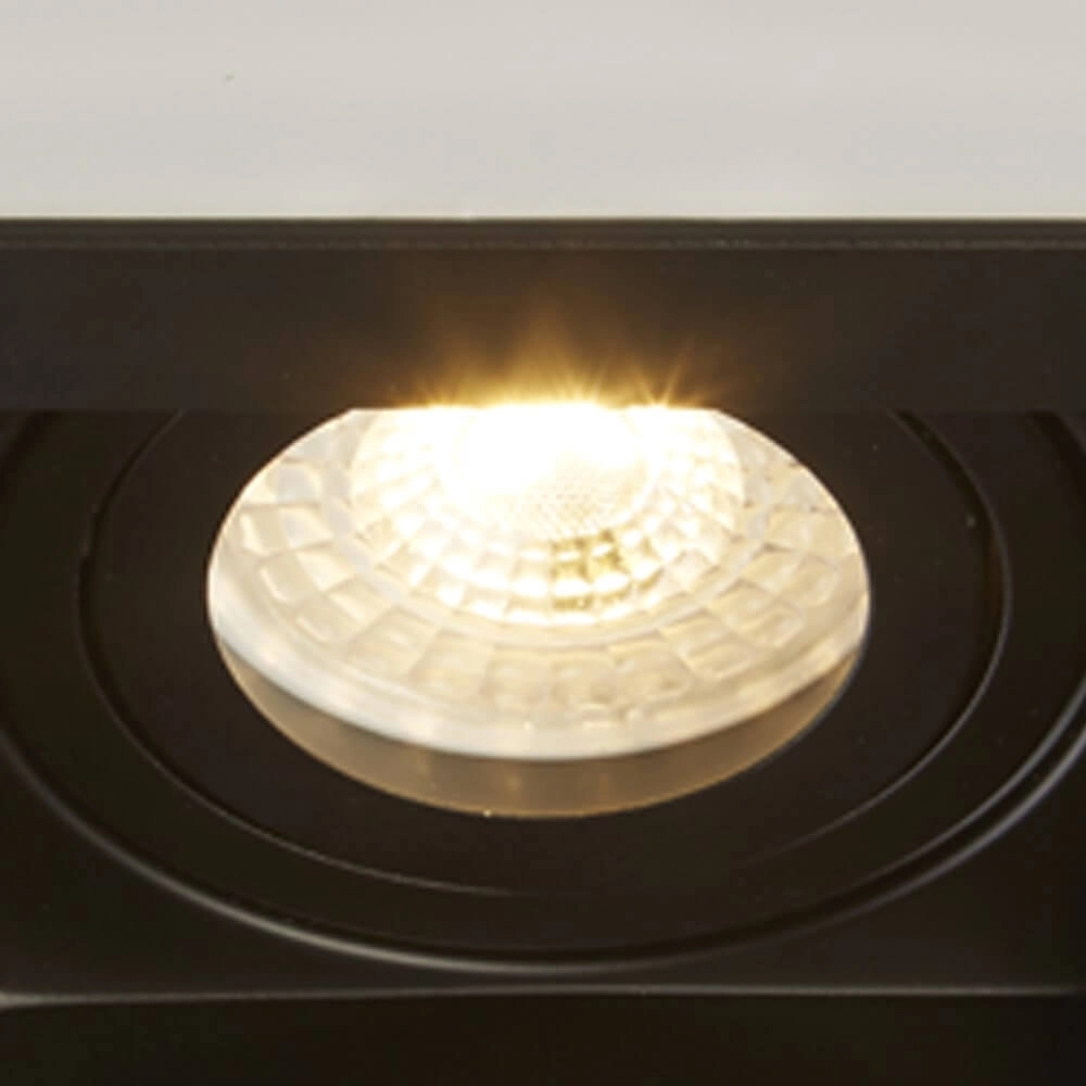 Recessed spotlight Grid 3 black Lyora