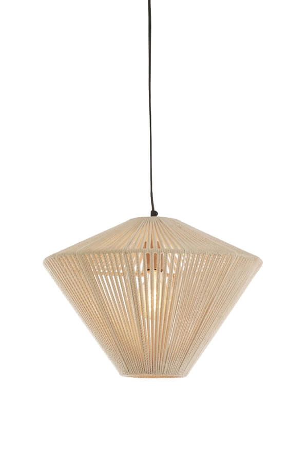 Pendant lamp japandi Felida Ø 42cm cream