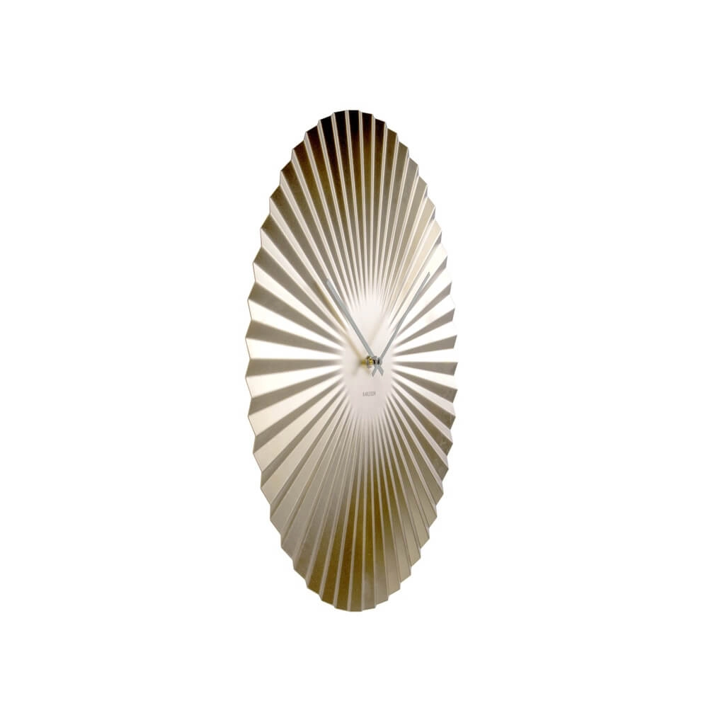 Wall clock Sensu XL gold - Ø 50cm Karlsson 8714302613593
