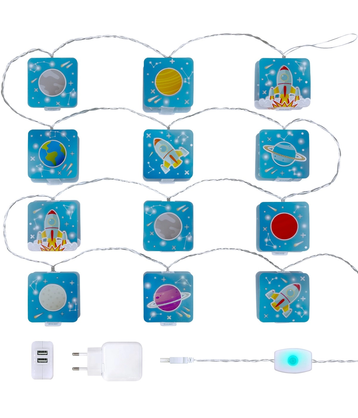 String lights Rocket blue Dalber 8420406633558