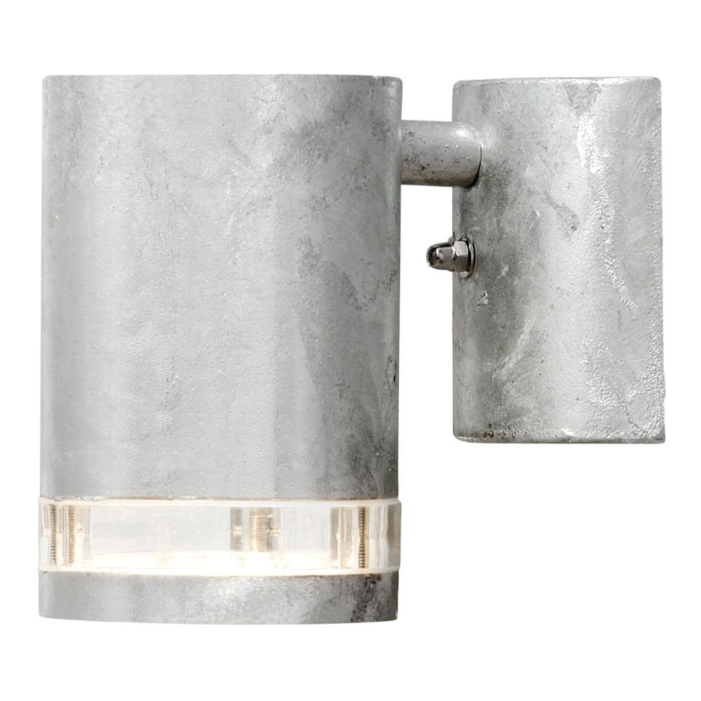 Wall spotlight Modena Downlight 13cm zinc grey