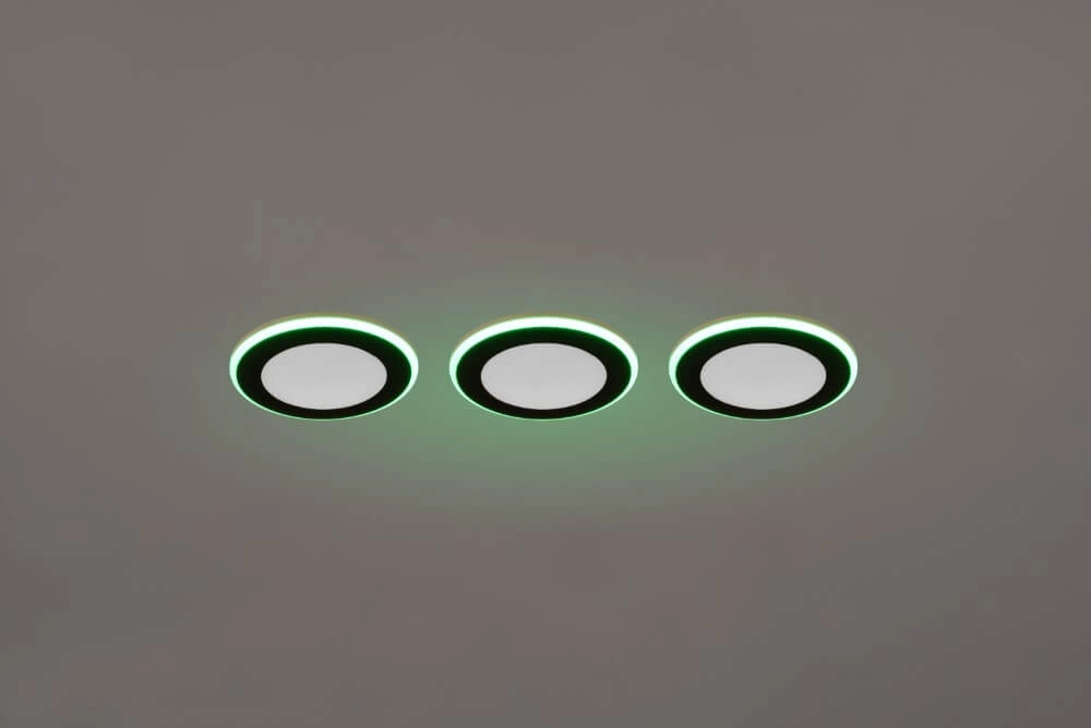 Black recessed spotlights Argus set of 3 Trio 4017807574517