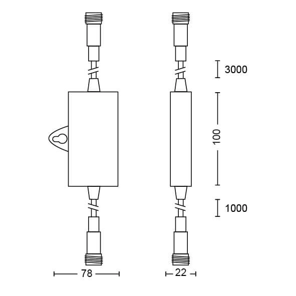 Day and night Sensor with time setting Philips 8719514477070