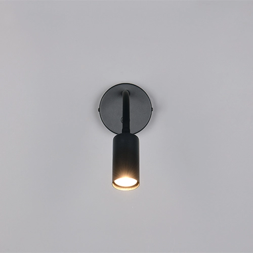 Wall light Taryn Black with switch Trio 4017807685671