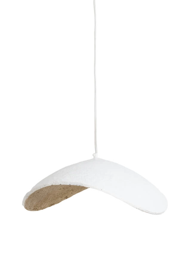 White pendant lamp Lonia 53cm Light & Living 8717807743147