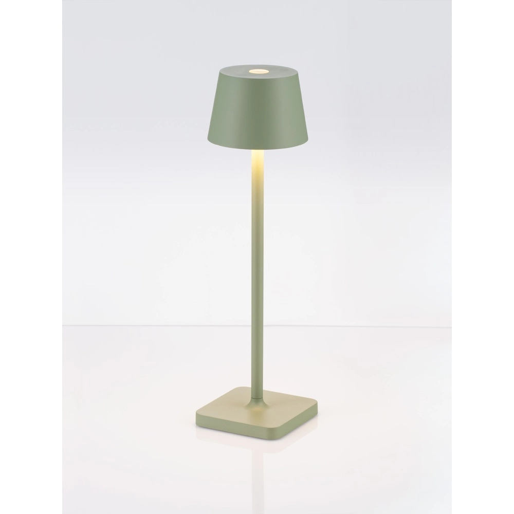 Rechargeable table lamp Deck olive Lyora 5212017449252