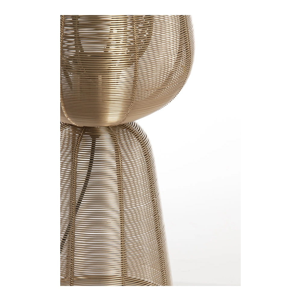 Table lamp Aboso gold Ø 18cm Light & Living 8717807701550