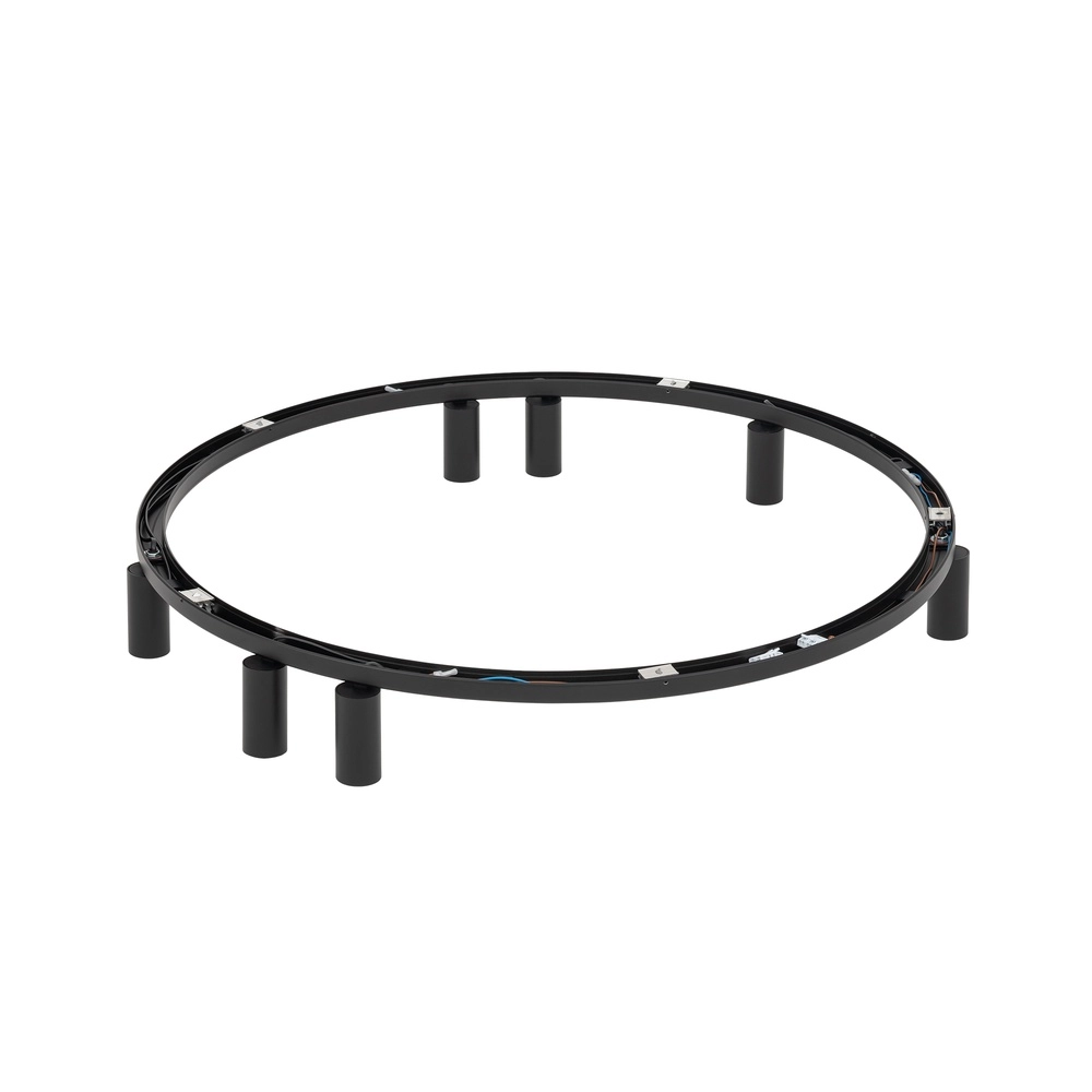 Circle surface-mounted spotlights Fourty 7x GU10 - black Lyora 5903139119443