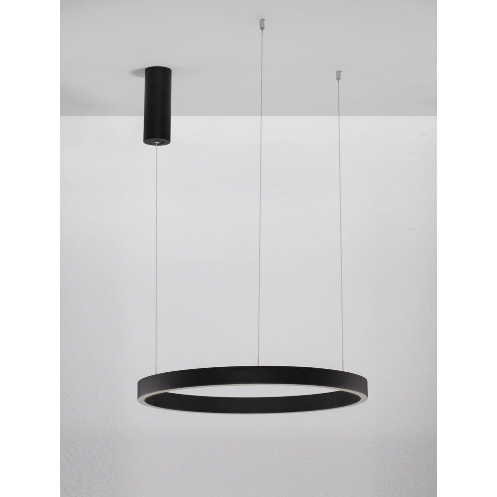 Black pendant lamp Elowen design Ø 60cm Lyora 5212017439055