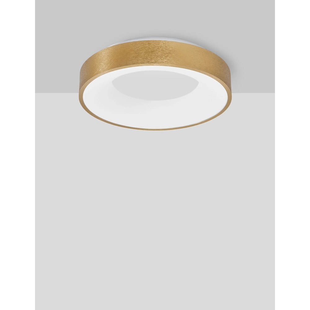 Ceiling lamp Rando Thin gold Ø 38cm