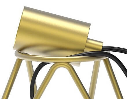 Gold tripod table lamp Tripod Circle 8712879150862