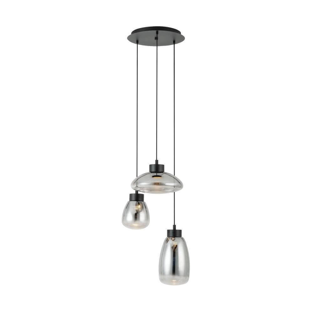Dining table hanging lamp Sarnarra smoke