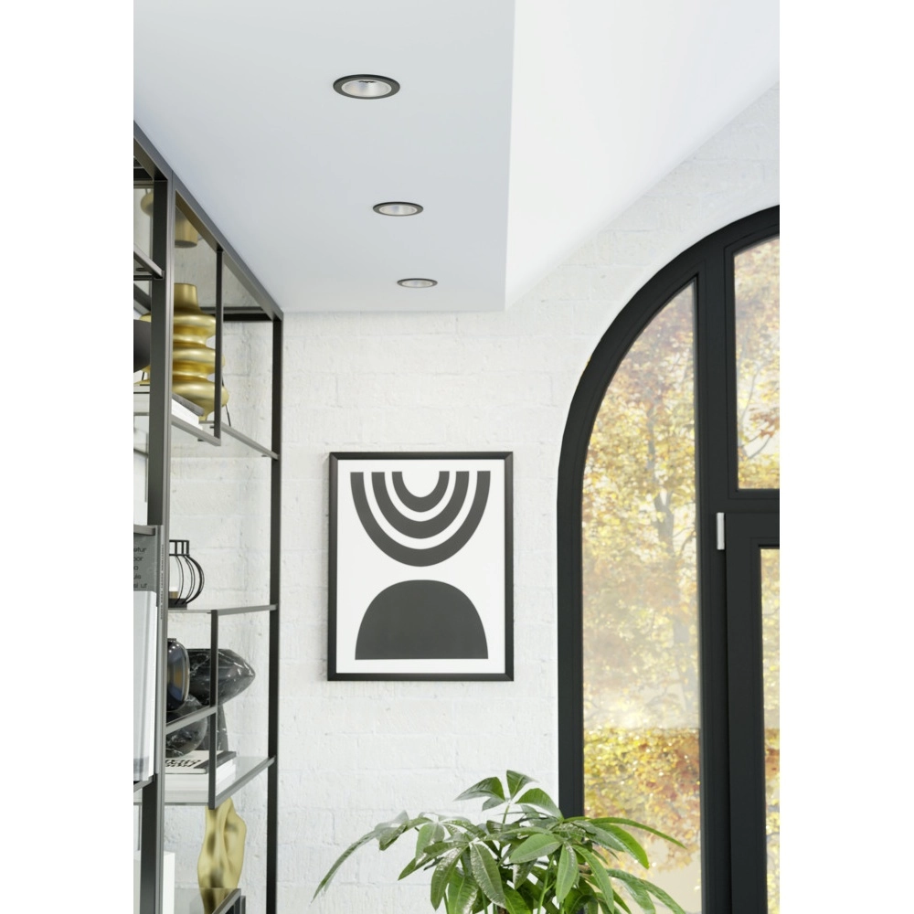 Recessed spotlight smart Yebra-Z black with silver Eglo 9008606359035
