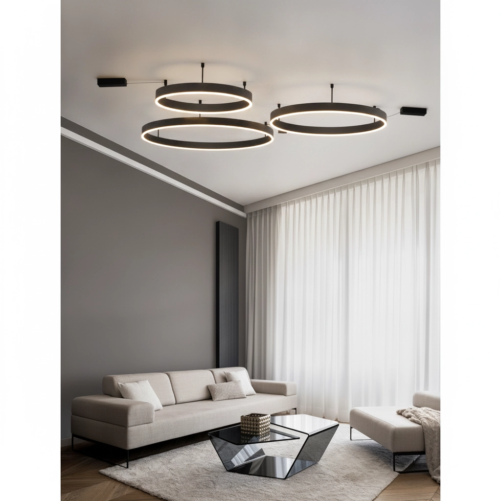Ceiling lamp Motif black Ø 100cm