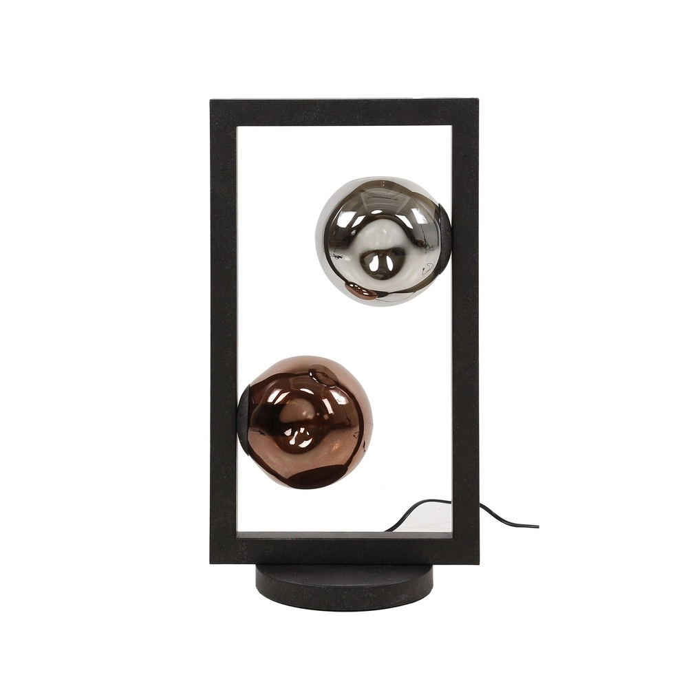Glass table lamp Stellar 2-light Lyora 8716803511644