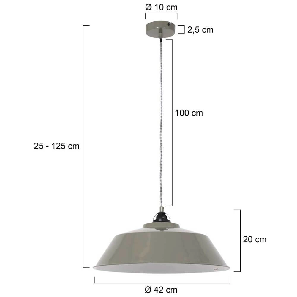 Retro pendant lamp Nove Ø 42cm Steinhauer 8712746161311