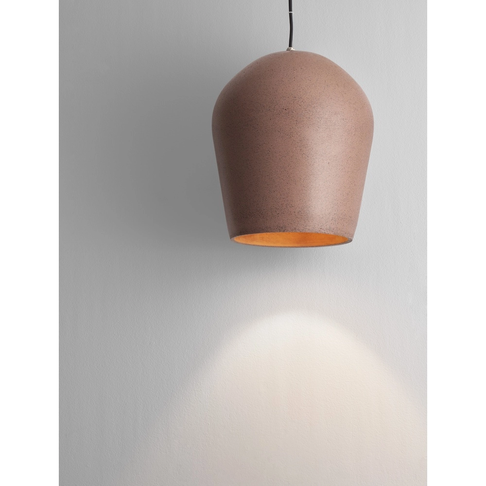Pendant lamp Omio Ø 29cm earth brown Lyora 5212017468888