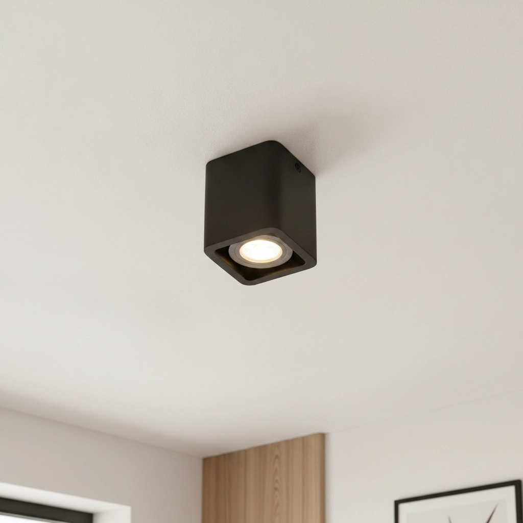 Black surface mounted spot Bronx
