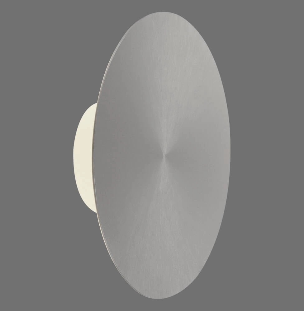 Design wall lamp Akku Puntua Ø 25cm grey Paul Neuhaus 4012248372517