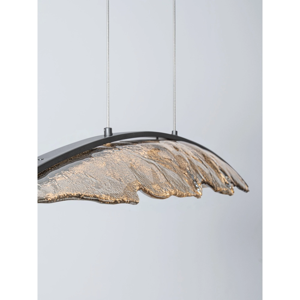 Design pendant lamp Amado anthracite with mocha 131.5cm Lyora 5212063500280