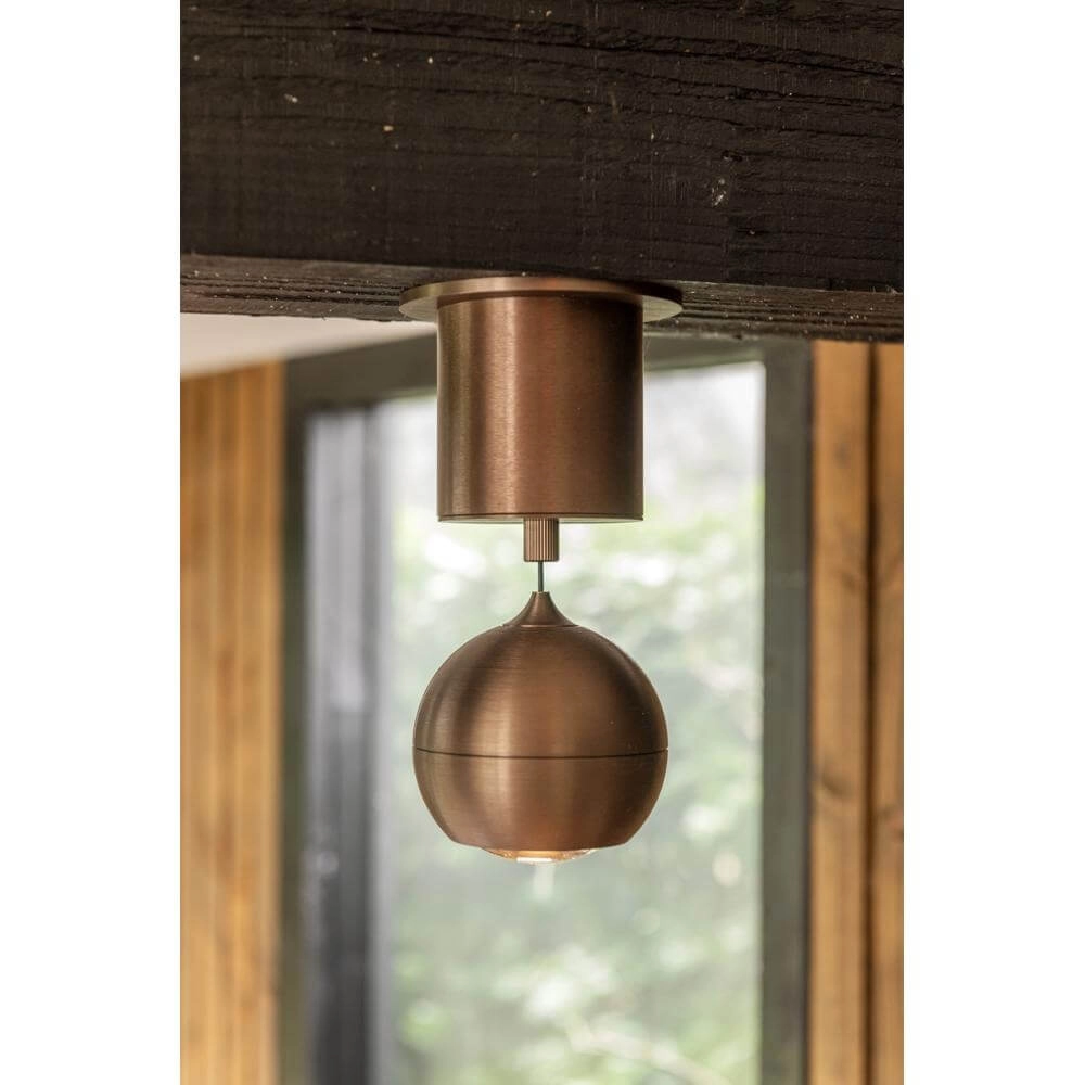 Pendant lamp bulb Miami bronze Ø 10cm Artdelight 8720701102125