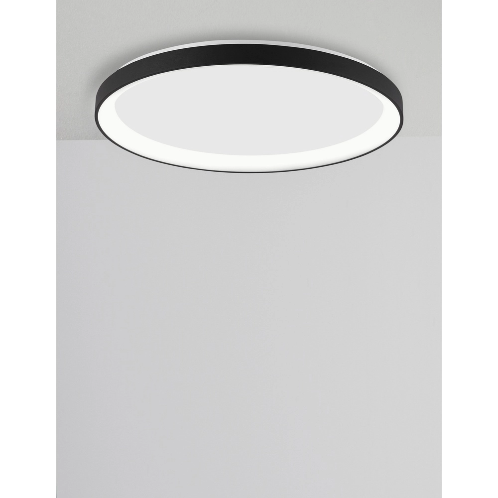 Design ceiling light Pertino Ø 58cm black Lyora 5212017446015