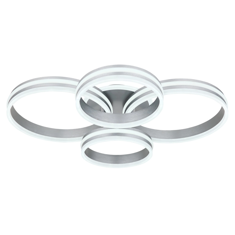 Ceiling lamp Rubio Grey 4 rings Globo 9007371419913
