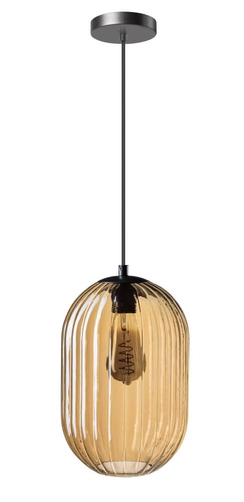 Glass pendant lamp Glamm Ø 20cm