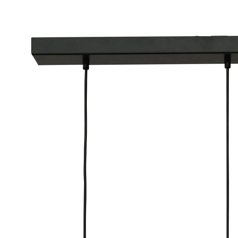 Hanging lamp Lazise 5x Ø 15cm black Masterlight 8718121303499