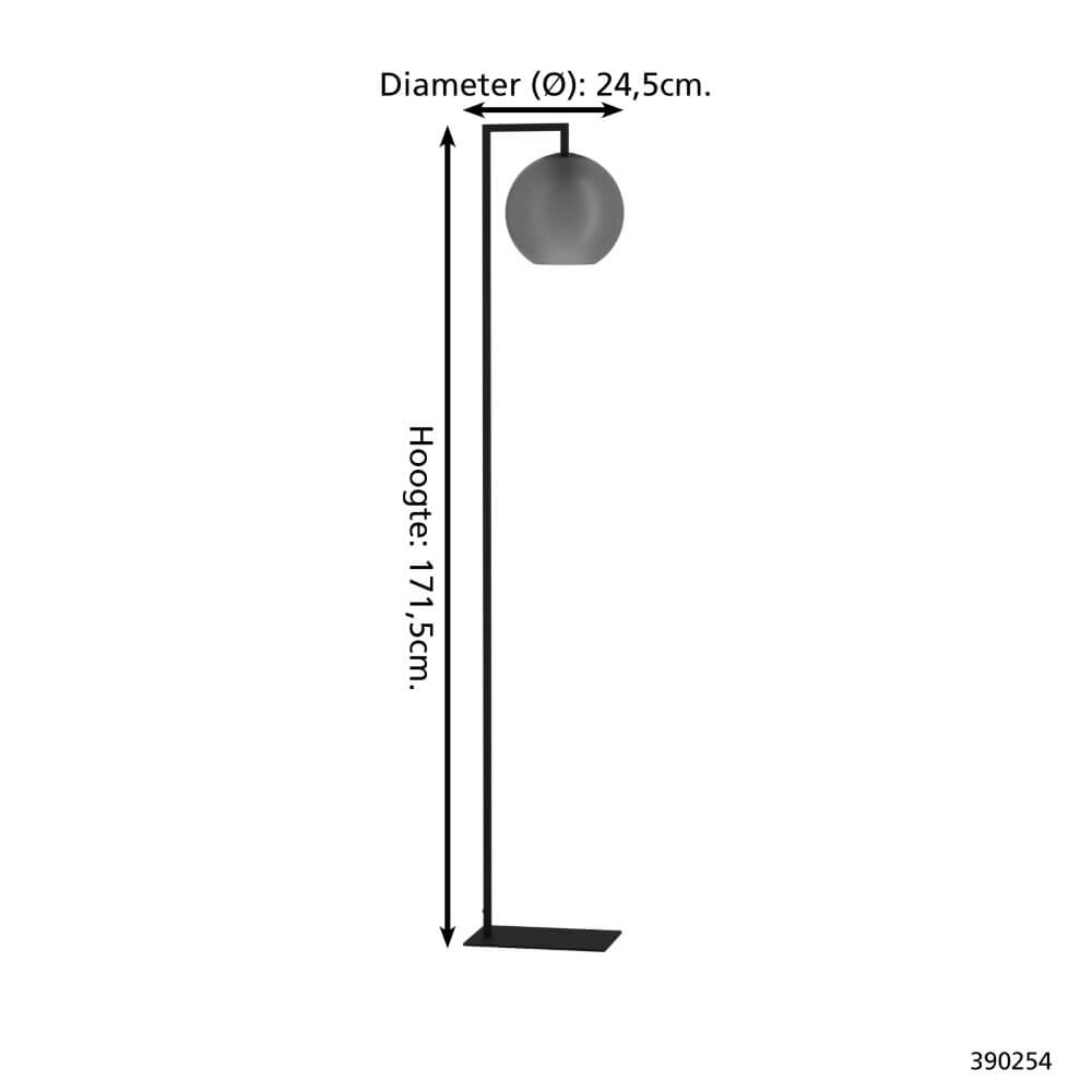 Floor lamp Arangona black Stars of Light 9008606259847