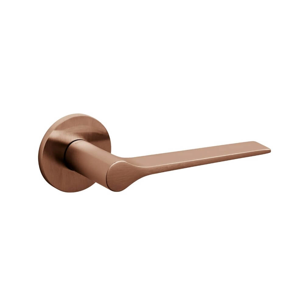 Design door handle Lama L Matte copper