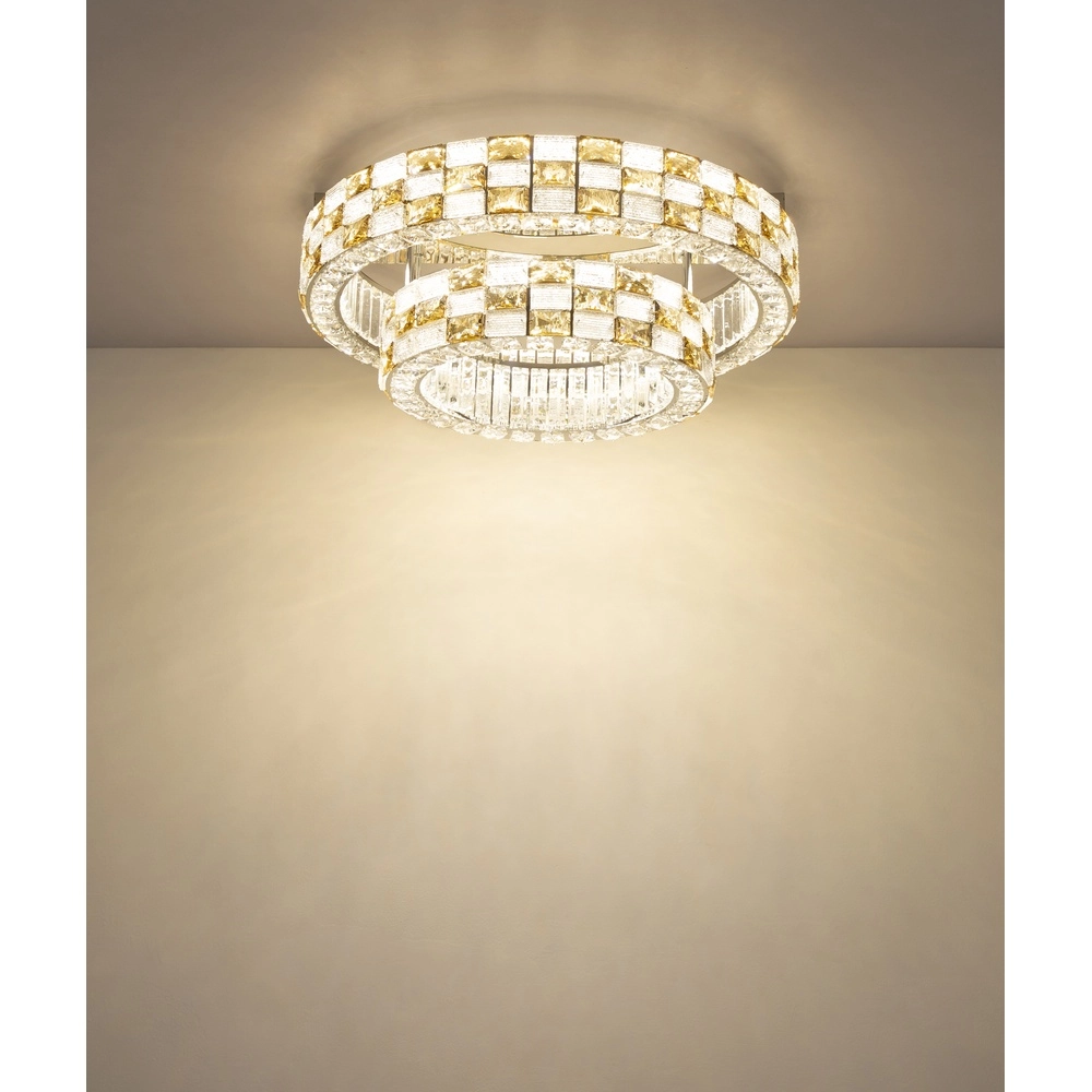 Ceiling lamp Lidia Ø 61cm chrome Globo 9007371583096