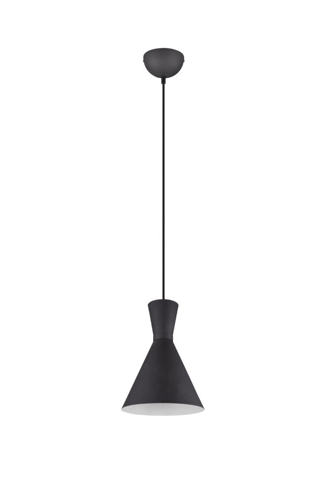 Black hanging lamp Enzo Ø 20cm
