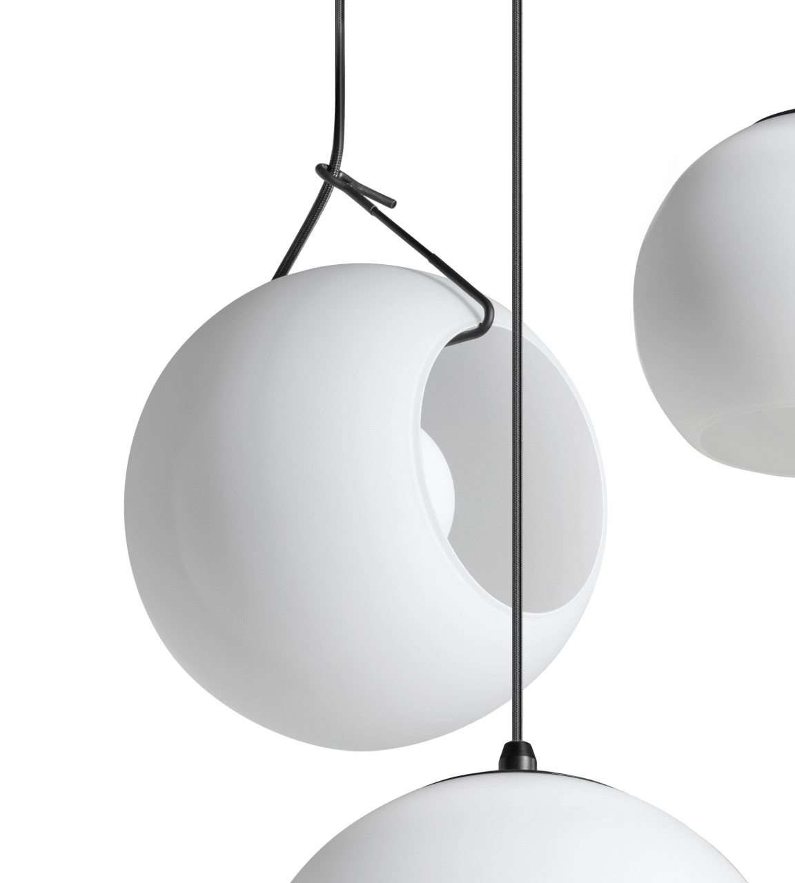 3-light vide pendant lamp Orb Opal ETH 8720195300274